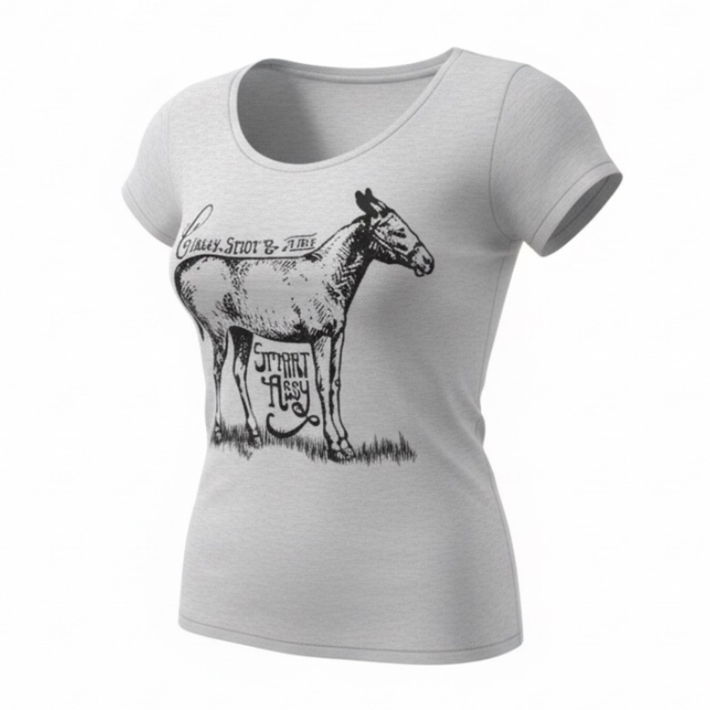 Next Level Gray Graphic Humor Tee  Casual Boho Top Womens XXL